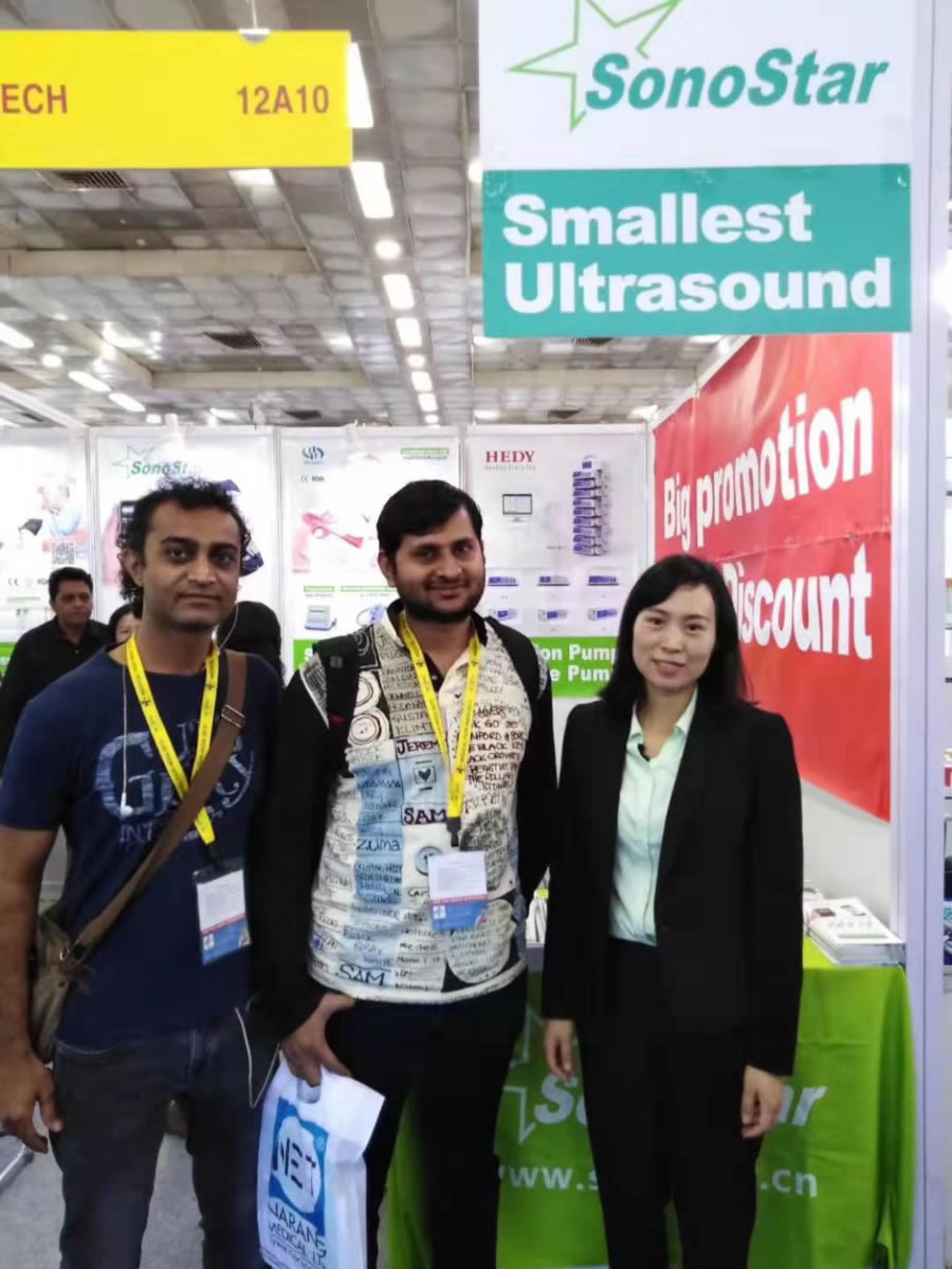SonoStar nahm erfolgreich an der indischen Medizinausstellung teil